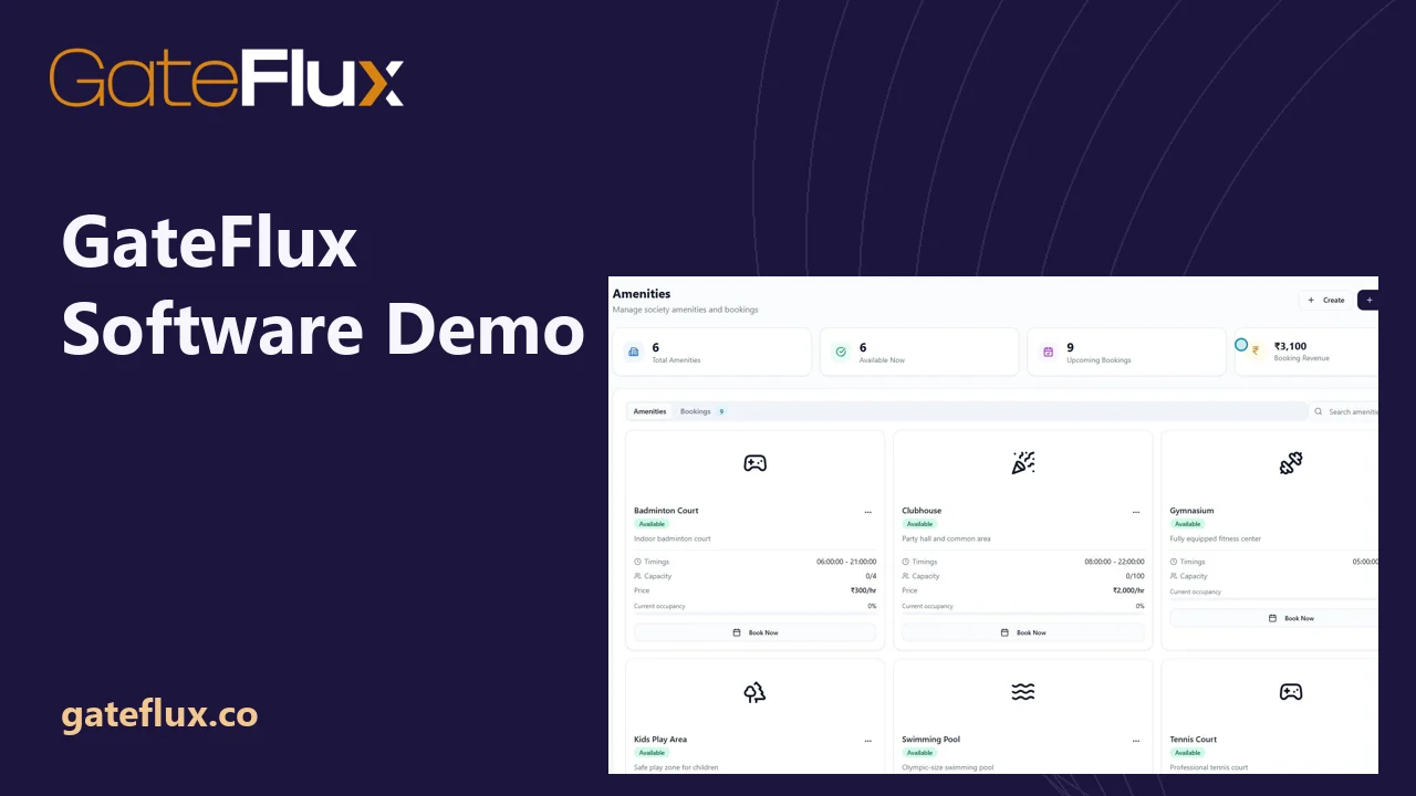 GateFlux Application Walkthrough preview